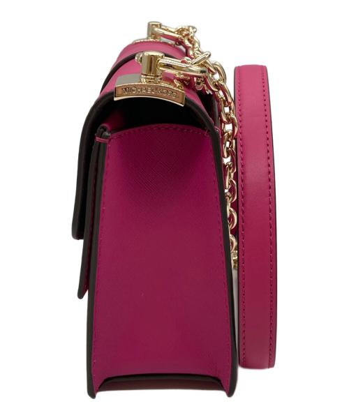 MICHAEL KORS（マイケル・コース）MICHAEL KORS (マイケル・コース) GREENWICH コンバーチブル フラップ クロスボディ ピンクの古着・服飾アイテム
