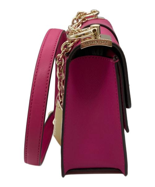 MICHAEL KORS（マイケル・コース）MICHAEL KORS (マイケル・コース) GREENWICH コンバーチブル フラップ クロスボディ ピンクの古着・服飾アイテム