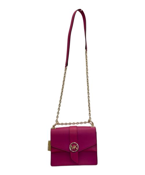 MICHAEL KORS（マイケル・コース）MICHAEL KORS (マイケル・コース) GREENWICH コンバーチブル フラップ クロスボディ ピンクの古着・服飾アイテム