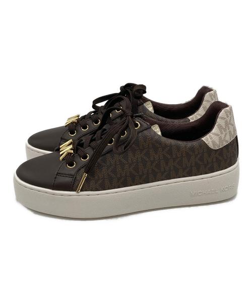 MICHAEL KORS（マイケル・コース）MICHAEL KORS (マイケル・コース) ローカットスニーカー ブラウン サイズ:６Mの古着・服飾アイテム