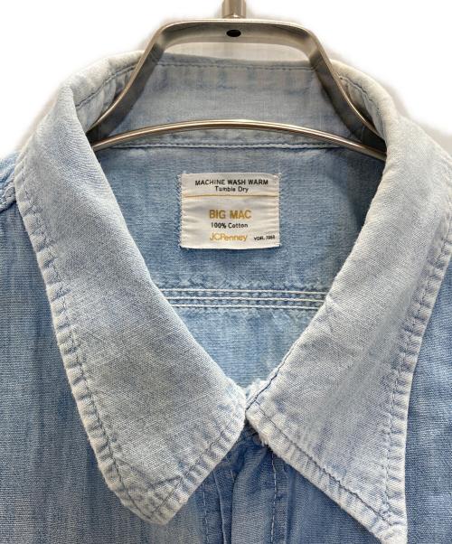 big mac（ビッグマック）BIG MAC (ビッグマック) 70’sシャンブレーシャツ ブルー サイズ:表記なしの古着・服飾アイテム
