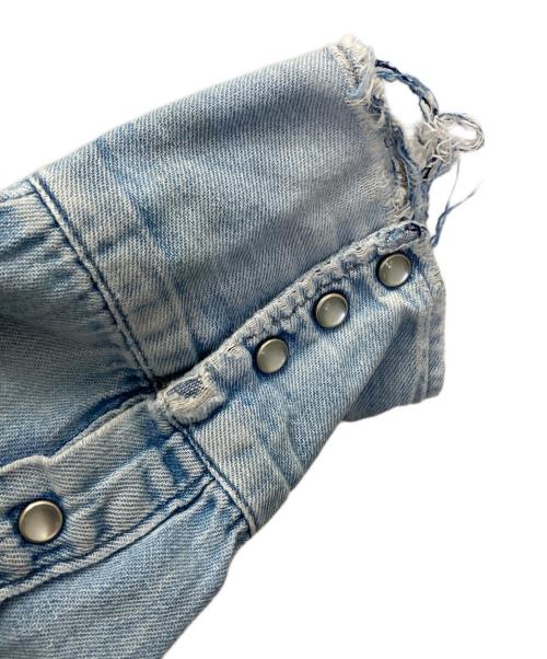 big mac（ビッグマック）BIG MAC (ビッグマック) 70’s シャンブレーウエスタンシャツ ブルー サイズ:表記なしの古着・服飾アイテム