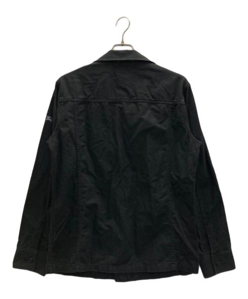 BURBERRY BLUE LABEL（バーバリー ブルー レーベル）BURBERRY BLUE LABEL (バーバリー ブルー レーベル) ダブルジップポケットジャケット ブラック サイズ:Lの古着・服飾アイテム