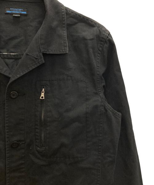 BURBERRY BLUE LABEL（バーバリー ブルー レーベル）BURBERRY BLUE LABEL (バーバリー ブルー レーベル) ダブルジップポケットジャケット ブラック サイズ:Lの古着・服飾アイテム
