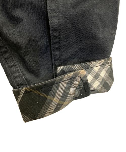 BURBERRY BLUE LABEL（バーバリー ブルー レーベル）BURBERRY BLUE LABEL (バーバリー ブルー レーベル) ダブルジップポケットジャケット ブラック サイズ:Lの古着・服飾アイテム