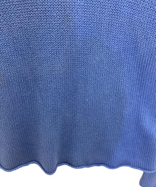 POLO RALPH LAUREN（ポロ・ラルフローレン）POLO RALPH LAUREN (ポロ・ラルフローレン) ロールリブニット ブルー サイズ:Lの古着・服飾アイテム