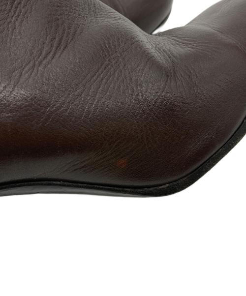 CHANEL（シャネル）CHANEL (シャネル) ココマークターンロックショートブーツ ブラウン サイズ:36 2/1の古着・服飾アイテム