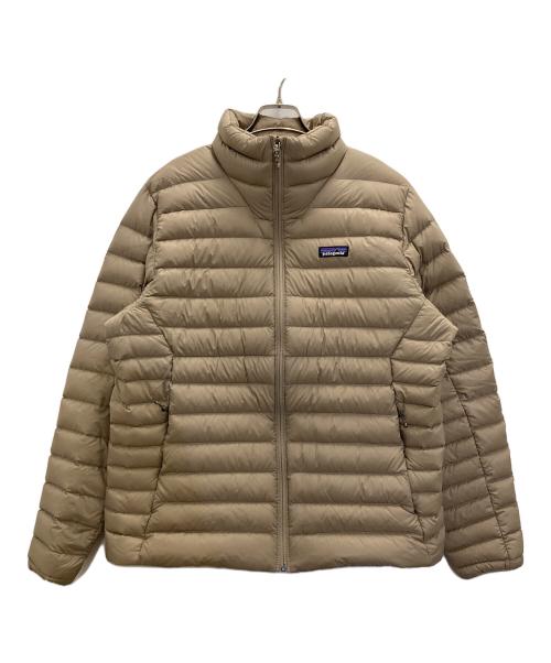 Patagonia（パタゴニア）Patagonia (パタゴニア) ダウンセーター ジャケット ベージュ サイズ:Lの古着・服飾アイテム