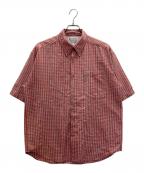 Columbiaコロンビア）の古着「半袖チェックシャツ」｜レッド