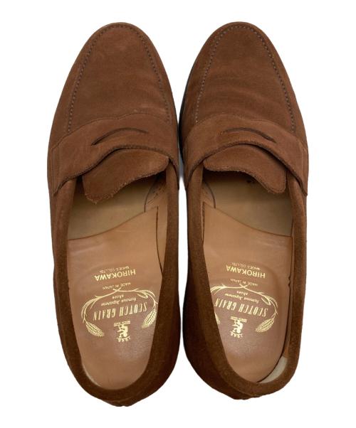 SCOTCH GRAIN（スコッチグレイン）SCOTCH GRAIN (スコッチグレイン) コインローファー ブラウン サイズ:25㎝の古着・服飾アイテム