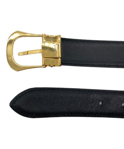 CHANEL（シャネル）CHANEL (シャネル) ココマークレザーベルト ブラックの古着・服飾アイテム