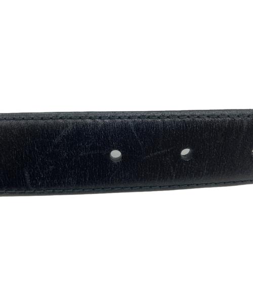 CHANEL（シャネル）CHANEL (シャネル) ココマークレザーベルト ブラックの古着・服飾アイテム