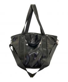 MAISON SPECIAL（メゾンスペシャル）の古着「グロッシートートバッグ」｜ブラック