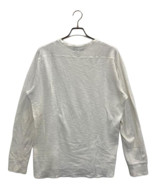 RRL（ダブルアールエル）RRL (ダブルアールエル) サーマルカットソー ホワイト サイズ:Lの古着・服飾アイテム