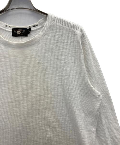 RRL（ダブルアールエル）RRL (ダブルアールエル) サーマルカットソー ホワイト サイズ:Lの古着・服飾アイテム