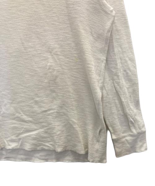 RRL（ダブルアールエル）RRL (ダブルアールエル) サーマルカットソー ホワイト サイズ:Lの古着・服飾アイテム