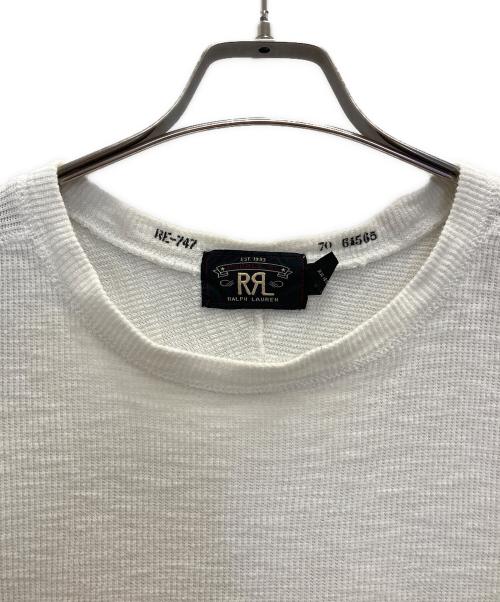 RRL（ダブルアールエル）RRL (ダブルアールエル) サーマルカットソー ホワイト サイズ:Lの古着・服飾アイテム