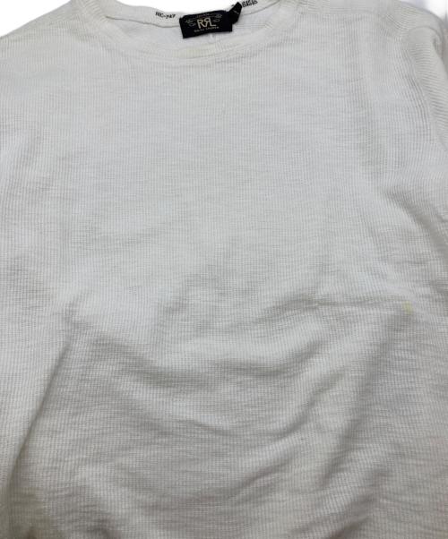 RRL（ダブルアールエル）RRL (ダブルアールエル) サーマルカットソー ホワイト サイズ:Lの古着・服飾アイテム