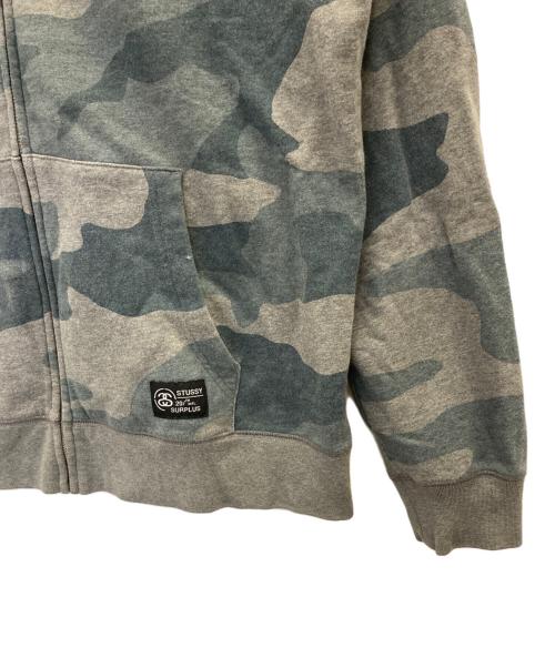 stussy（ステューシー）stussy (ステューシー) 00s camouflage zip parka カーキ サイズ:XLの古着・服飾アイテム