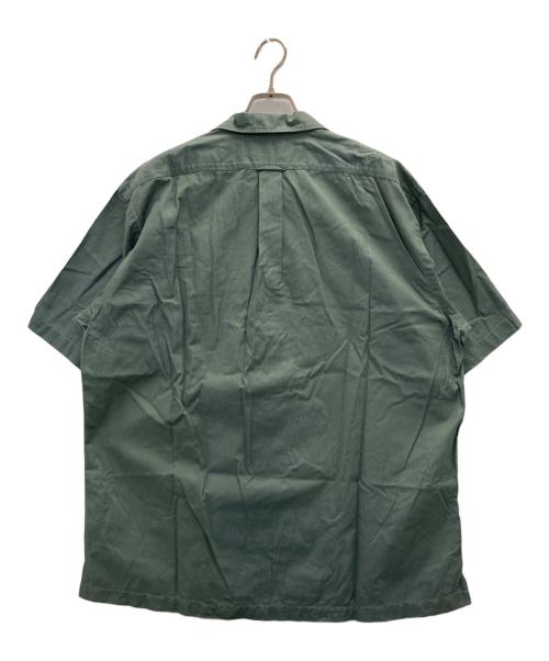 POLO RALPH LAUREN（ポロ・ラルフローレン）POLO RALPH LAUREN (ポロ・ラルフローレン) 90s cotton caldwell open coller s/s shirts グリーン サイズ:Lの古着・服飾アイテム
