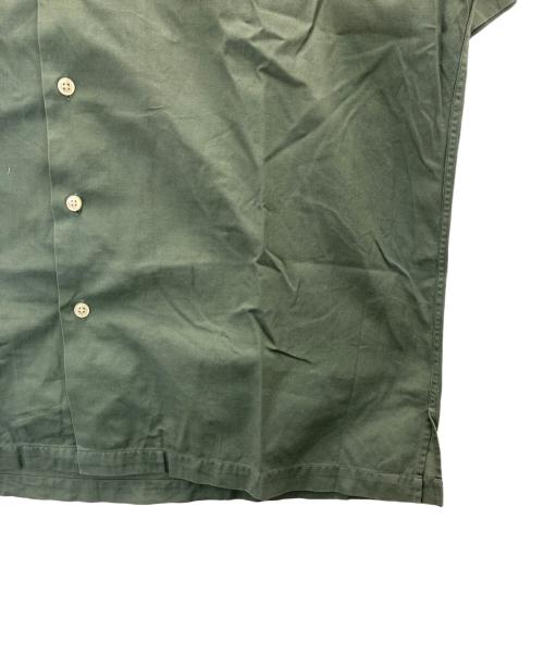 POLO RALPH LAUREN（ポロ・ラルフローレン）POLO RALPH LAUREN (ポロ・ラルフローレン) 90s cotton caldwell open coller s/s shirts グリーン サイズ:Lの古着・服飾アイテム