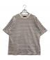 stussy（ステューシー）の古着「90s checker border s/s Tee」｜ホワイト