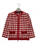 M'S GRACYエムズグレイシー）の古着「カーディガン」｜レッド