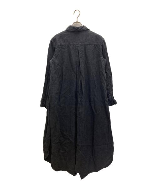 Y's（ワイズ）Y's (ワイズ) リネンシャツワンピース ネイビー サイズ:1の古着・服飾アイテム