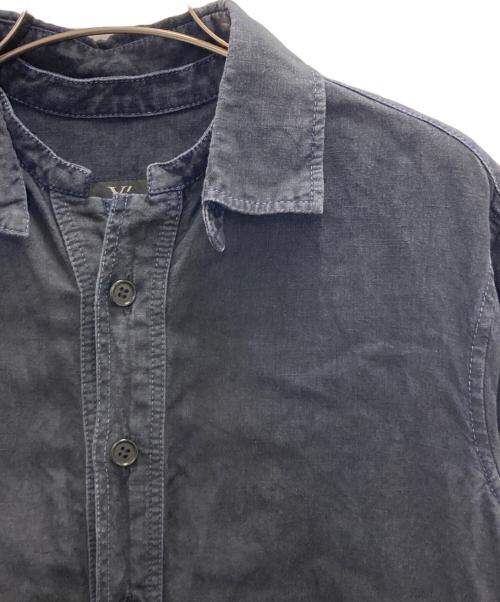 Y's（ワイズ）Y's (ワイズ) リネンシャツワンピース ネイビー サイズ:1の古着・服飾アイテム