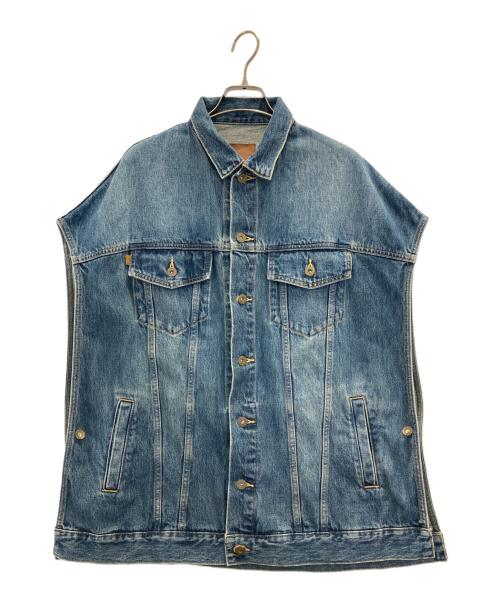 Spick and Span（スピック＆スパン）Spick and Span (スピック＆スパン) 2WAYポンチョデニムベスト インディゴ サイズ:freeの古着・服飾アイテム