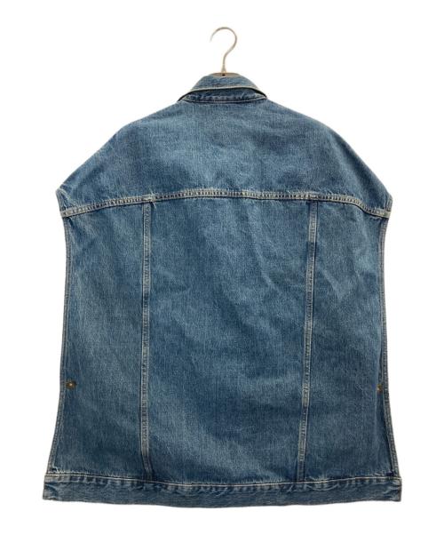 Spick and Span（スピック＆スパン）Spick and Span (スピック＆スパン) 2WAYポンチョデニムベスト インディゴ サイズ:freeの古着・服飾アイテム