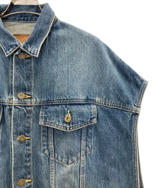 Spick and Span（スピック＆スパン）Spick and Span (スピック＆スパン) 2WAYポンチョデニムベスト インディゴ サイズ:freeの古着・服飾アイテム