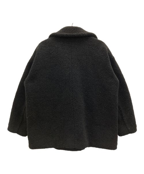 rienda（リエンダ）rienda (リエンダ) フェイクボアチェスターショートCT ブラック サイズ:FREEの古着・服飾アイテム