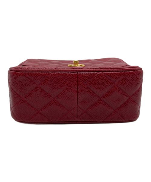 CHANEL（シャネル）CHANEL (シャネル) マトラッセカメラバッグ レッドの古着・服飾アイテム