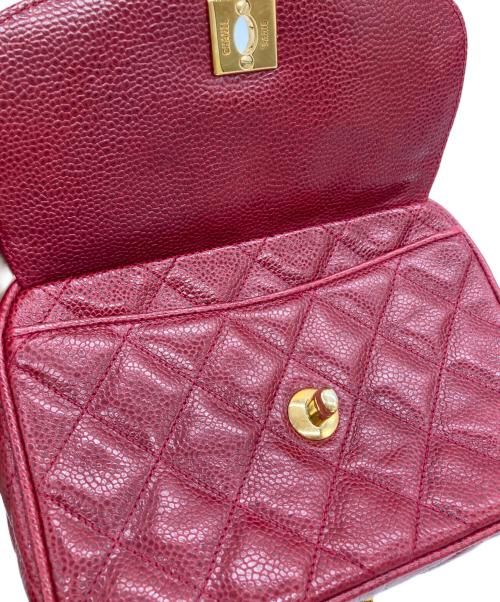 CHANEL（シャネル）CHANEL (シャネル) マトラッセカメラバッグ レッドの古着・服飾アイテム