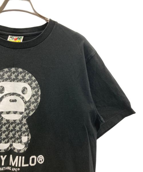 BAPE BY A BATHING APE（ベイプバイアベイシングエイプ）BAPE BY A BATHING APE (ベイプバイアベイシングエイプ) BABY MILO TEE ブラック サイズ:Lの古着・服飾アイテム