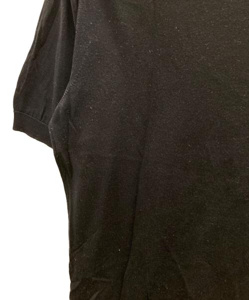 EMPORIO ARMANI（エンポリオ アルマーニ）EMPORIO ARMANI (エンポリオ アルマーニ) s/s silk knit ブラック サイズ:48の古着・服飾アイテム