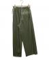 BALLSEY (ボールジィ) マットベロア イージーストレートパンツ グリーン サイズ:SIZE 34：6000円