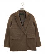 JOURNAL STANDARDジャーナルスタンダード）の古着「ウールライクストレッチジャケット」｜ブラウン