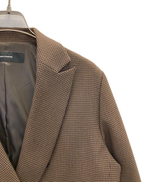 JOURNAL STANDARD（ジャーナルスタンダード）JOURNAL STANDARD (ジャーナルスタンダード) ウールライクストレッチジャケット ブラウン サイズ:SIZE 38の古着・服飾アイテム