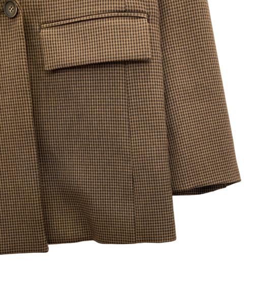JOURNAL STANDARD（ジャーナルスタンダード）JOURNAL STANDARD (ジャーナルスタンダード) ウールライクストレッチジャケット ブラウン サイズ:SIZE 38の古着・服飾アイテム