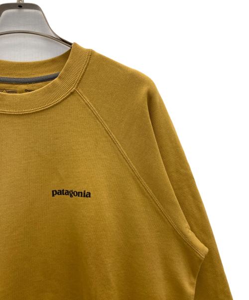 Patagonia（パタゴニア）Patagonia (パタゴニア) P-6 ロゴ オーガニック クルー スウェットシャツ イエロー サイズ:SIZE Mの古着・服飾アイテム