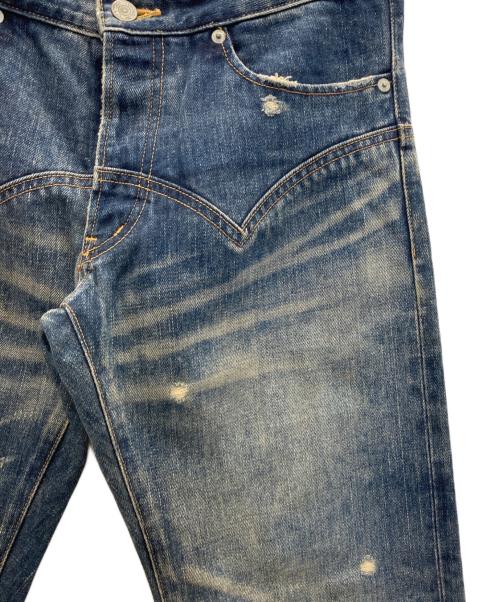 sunao kuwahara（スナオクワハラ）sunao kuwahara (スナオクワハラ) ウエスタンヨークデニムパンツ インディゴ サイズ:表記無しの古着・服飾アイテム