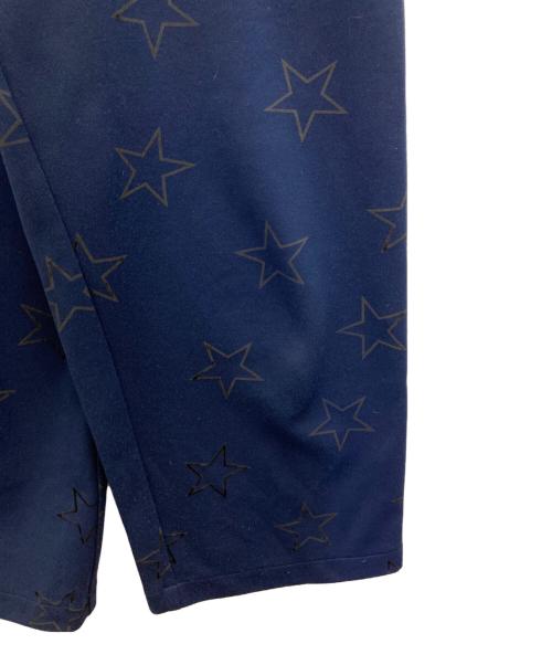 ROBE DE CHAMBRE COMME DES GARCONS（ローブドシャンブル コムデギャルソン）ROBE DE CHAMBRE COMME DES GARCONS (ローブドシャンブル コムデギャルソン) フロッキープリントスタークロップドパンツ ネイビー サイズ:表記無しの古着・服飾アイテム