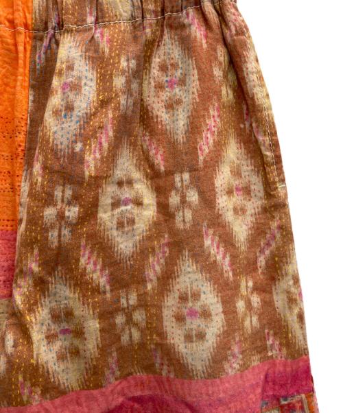 TAO COMME des GARCONS（タオ コムデギャルソン）TAO COMME des GARCONS (タオ コムデギャルソン) パッチワークプリントリゾートクロップPT オレンジ サイズ:XSの古着・服飾アイテム