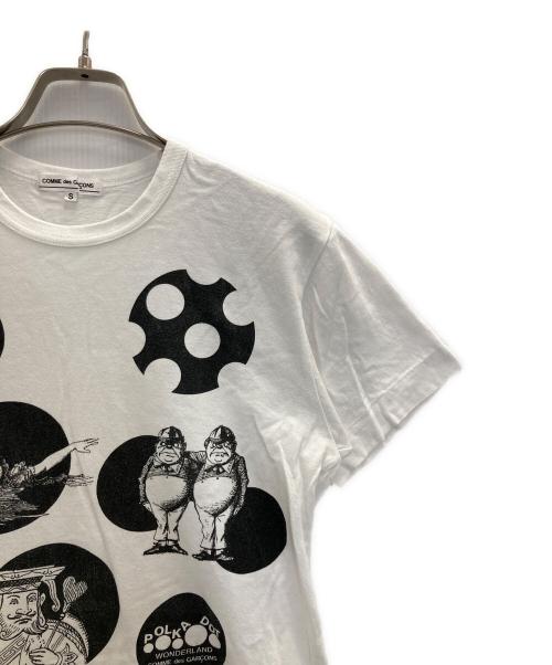 COMME des GARCONS（コムデギャルソン）COMME des GARCONS (コムデギャルソン) アリスインワンダーランドTee ホワイト サイズ:Sの古着・服飾アイテム