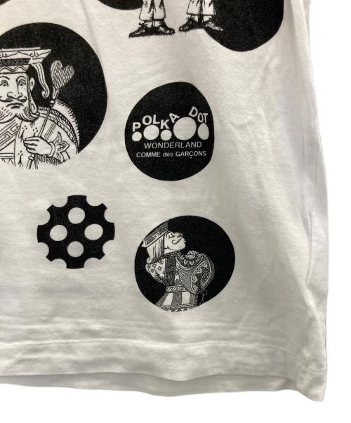 COMME des GARCONS（コムデギャルソン）COMME des GARCONS (コムデギャルソン) アリスインワンダーランドTee ホワイト サイズ:Sの古着・服飾アイテム