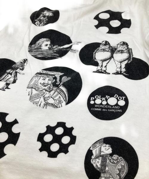 COMME des GARCONS（コムデギャルソン）COMME des GARCONS (コムデギャルソン) アリスインワンダーランドTee ホワイト サイズ:Sの古着・服飾アイテム