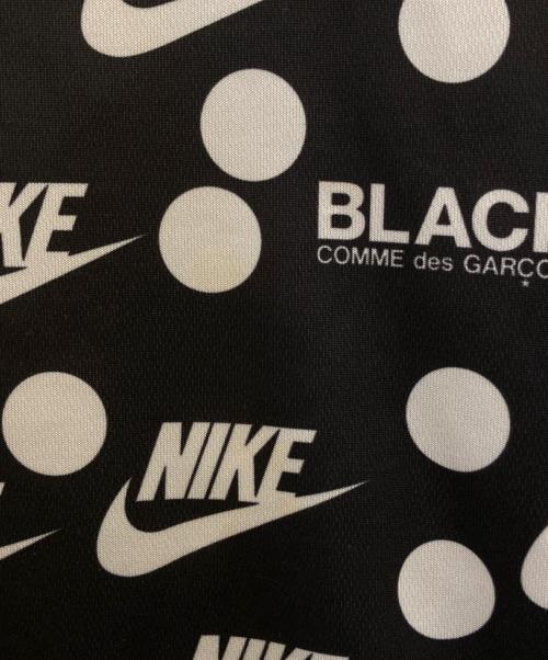 NIKE（ナイキ）NIKE (ナイキ) BLACK COMME des GARCONS (ブラックコムデギャルソン) ロゴ ドットプリント ロングスリーブ Tシャツ ブラック サイズ:Sの古着・服飾アイテム