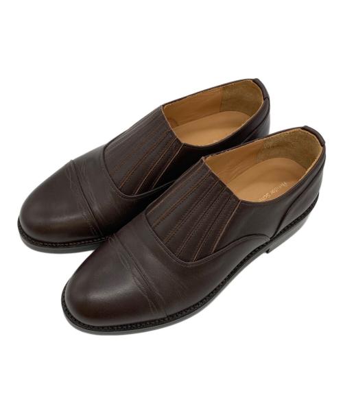 HENDER SCHEME（エンダースキーマ）HENDER SCHEME (エンダースキーマ) front gore（フロントゴア） ブラウン サイズ:SIZE 4(25.5~26.0㎝)の古着・服飾アイテム